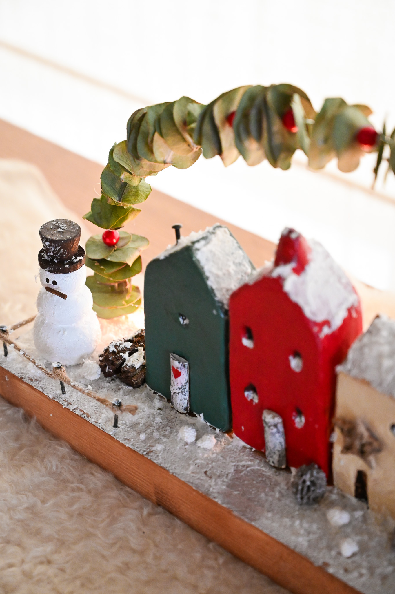 Kerststraatje - Workshop Winterstraatje, Lieks Atelier